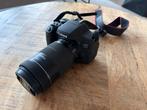 Canon 750D + 55-250mm lens + extra accu, Audio, Tv en Foto, Optische apparatuur | Verrekijkers, Ophalen, Gebruikt