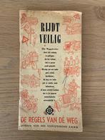 ANWB boekje uit 1952 RIJDT VEILIG - de regels van de weg, Gelezen, Overige merken, Ophalen of Verzenden