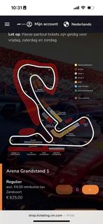 F1 Zandvoort Passe Partout 2025 (FRI/SAT/SUN), Tickets en Kaartjes, Eén persoon, Augustus