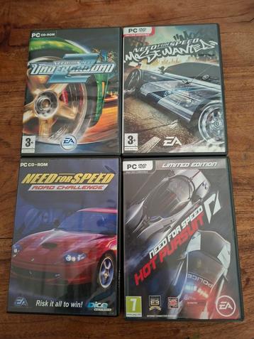 Need for Speed verschillende edities PC cdrom beschikbaar voor biedingen
