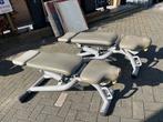 4 x technogym  adjustable bench grijs verstelbare bank, Sport en Fitness, Fitnessmaterialen, Ophalen, Fitnessbank, Nvt, Nvt