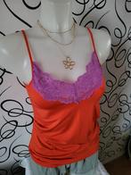 Luxe chique topje met kant, Nieuw, Jansen, Ophalen of Verzenden, Rood