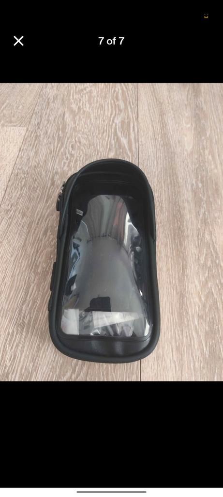 Fietstas met telefoonhouder, Fietsen en Brommers, Fietsaccessoires | Fietstassen, Zo goed als nieuw, Ophalen of Verzenden