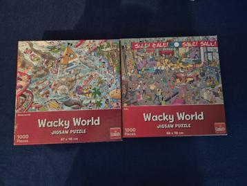 3 Wacky World puzzels beschikbaar voor biedingen