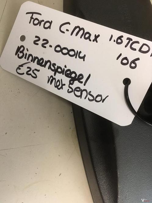ford c max binnenspiegel met sensor '06, Auto-onderdelen, Spiegels, Gebruikt, Ophalen of Verzenden
