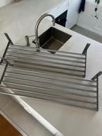 Grundtal Rek (2x) voor badkamer of keuken | handkoekrek, Ophalen, Gebruikt, Grijs, Handdoekenrek