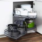 Bodemsets voor hoekkastbeslag Hettich LeMans II >> 50 euro, Huis en Inrichting, Ophalen, 200 cm of meer, 75 cm of meer, Grijs