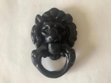 leeuwenkop deurklopper ring klopper door knocker gietijzer beschikbaar voor biedingen