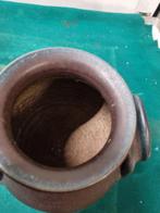 bloempot kruik vintage aardewerk bruin, Tuin en Terras, Ophalen of Verzenden, 'T Olde Gre-j, Info@toldegrej.nl, Endepoelstraat 20f Didam