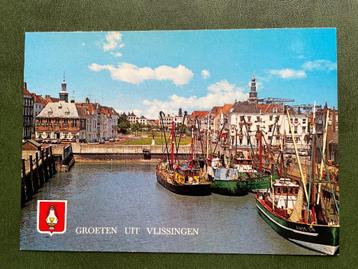 ansichtkaart van Vlissingen ; Groeten uit Vlissingen. beschikbaar voor biedingen