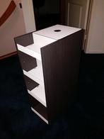 IKEA KLAMPEN BADKAMERKASTJE BRUIN/WIT NIEUW, Ophalen, (Half)hoge kast, Minder dan 50 cm, Nieuw