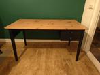 Houten bureau met twee kleine lades (ikea, arkelstorp), Ophalen, In hoogte verstelbaar, Gebruikt, Bureau