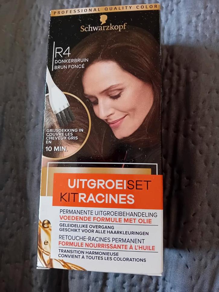 Schwarzkopf Uitgroeiset Donkerbruin - Nieuw!, Sieraden, Tassen en Uiterlijk, Uiterlijk | Haarverzorging, Nieuw, Overige typen
