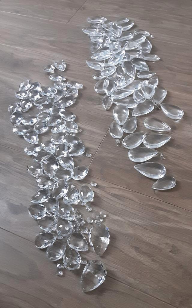Kroonluchter druppels, Hobby en Vrije tijd, Kralen en Sieraden maken, Zo goed als nieuw, Ophalen of Verzenden