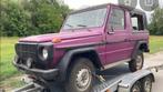Mercedes G-230 Cabrio 1980 .Bieden!!! Restauratie project!!!, Auto's, Zwart, 2500 kg, Handgeschakeld, Vierwielaandrijving