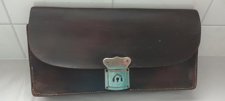 Vintage Tas - Geldtas - Melkboertas - Bakkerstas, Antiek en Kunst, Curiosa en Brocante, Ophalen of Verzenden
