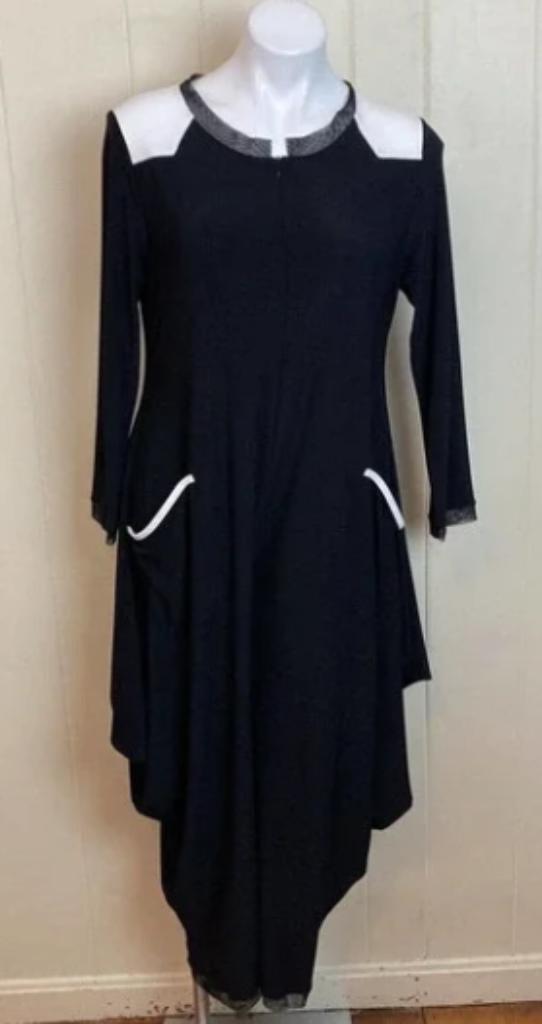 Joseph Ribkoff prachtige zwart/witte chique jumpsuit mt M, Kleding | Dames, Jumpsuits, Nieuw, Maat 38/40 (M), Overige kleuren