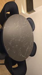 Uitschuifbare Tafel Porselein Look Marmer, Huis en Inrichting, Tafels | Eettafels, Ophalen, Overige materialen, 100 tot 150 cm