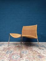 Vintage rotan fauteuil, Ophalen, Gebruikt, Minder dan 75 cm, 50 tot 75 cm