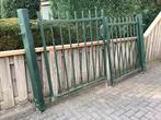 IJzeren  Poort - 3 meter breed, Ophalen, Met poort, Gebruikt, Spijlenhekwerk