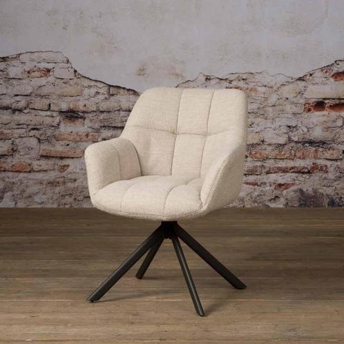 *ACTIE* Mooie Draaibare Eetkamerstoel Alba (2), Huis en Inrichting, Stoelen, Nieuw, Stof, Ophalen of Verzenden