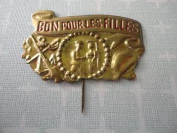 Oude Franse dienstplichtige Kokarde Goed voor meisjes 1900 beschikbaar voor biedingen