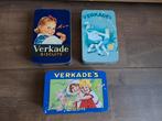 Vintage bewaarblik koektrommel Verkade prijs per stuk, Ophalen of Verzenden, Gebruikt, Koek(jes), Verkade