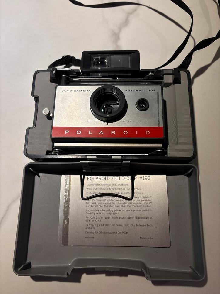 Polaroid Land Camera Automatic 104, Audio, Tv en Foto, Fotocamera's Analoog, Gebruikt, Polaroid, Ophalen of Verzenden