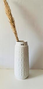 Scheurich vaas model Inca wit West Germany 40 cm, Huis en Inrichting, Woonaccessoires | Vazen, Ophalen of Verzenden, Zo goed als nieuw