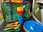 Vintage picknickset  koeltas ineen, Ophalen of Verzenden, Zo goed als nieuw