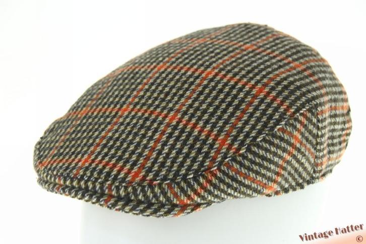 flatcap Platte pet Hawkins tweed oranje-groen 54, 59, 60, 61, Kleding | Dames, Hoeden en Petten, Nieuw, Pet, 58 cm (L, 7¼ inch) of meer