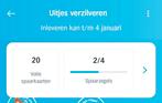 20 digitale spaarkaarten AH uitjeszegels 2e krt.gratis.P.st., Albert Heijn, Ophalen