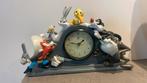 Warner bros vintage klok Tweety,bugs,Sylvester, Taz, Sam, Ophalen, Looney Tunes, Zo goed als nieuw, Beeldje of Figuurtje