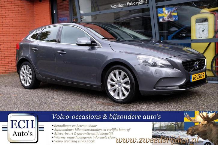 Volvo V40 T3 150 pk Summum, Panoramadak, Leer, Xenon, Auto's, Volvo, Bedrijf, Te koop, V40, ABS, Achteruitrijcamera, Airbags, Airconditioning
