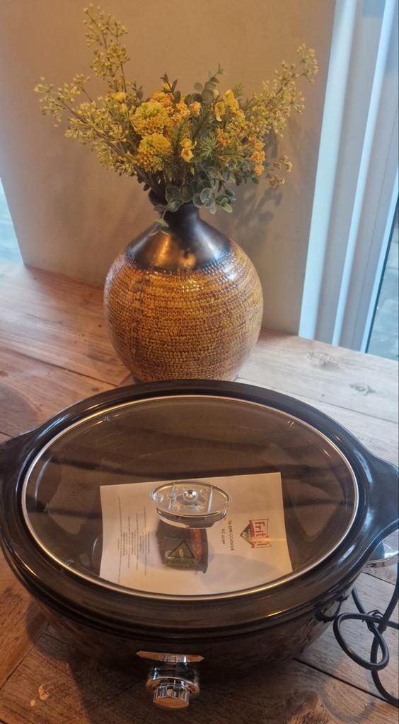 Fritel Slow Cooker SC 2290 5,5 liter - Nieuw!, Witgoed en Apparatuur, Slowcookers, Nieuw, Timer, Vaatwasmachinebestendig, Ophalen of Verzenden