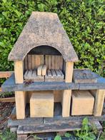 Stenen bbq / barbecue   compleet., Ophalen, Gebruikt
