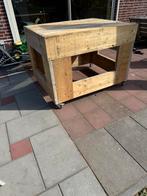 Een mooie tuintafel/werkbank, Ophalen, Zo goed als nieuw