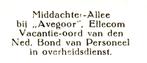 981014	Ellecom	Gld Middachterallee	1936	Gelopen met zegel, Verzamelen, Ansichtkaarten | Nederland, Ophalen of Verzenden, Gelopen