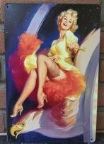 SEXY Retro PIN UP Vintage 50s Metalen Wandbord pinup, Verzenden, Nieuw