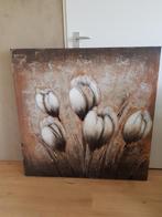 Schilderij 100x100 cm, Huis en Inrichting, Ophalen, Zo goed als nieuw, Schilderij, 75 cm of meer