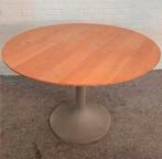 Tafel vintage ronde berkenhouten tulpvoet eettafel knoll, Ophalen of Verzenden
