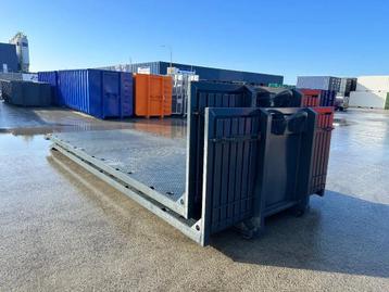 Sidalco 6,5 meter Laadflat met rongen en sjorogen en oprij k beschikbaar voor biedingen