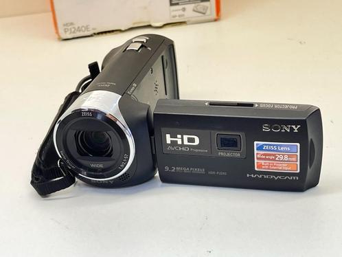 SONY HDR-PJ240E Full HD camcorder met ingebouwd projector, Audio, Tv en Foto, Videocamera's Digitaal, Zo goed als nieuw, Camera
