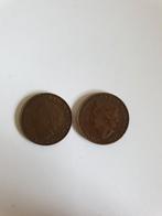 0296 nederland 5 cent 1948 wilhelmina - 2 stuks, Postzegels en Munten, Verzenden, Koningin Wilhelmina, 1 cent