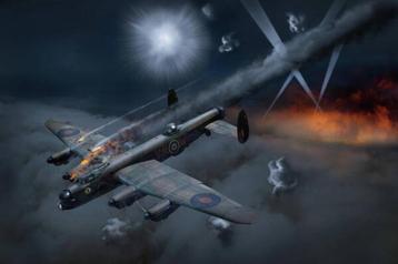 Poster Lancaster aviation art beschikbaar voor biedingen