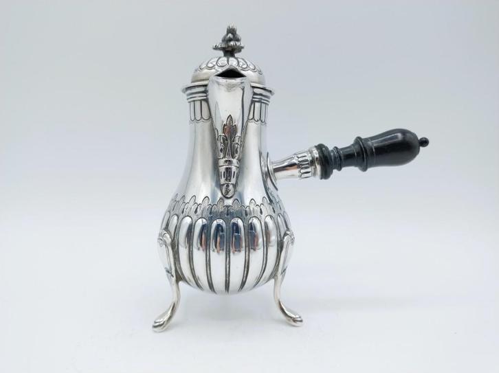 Zilveren empire mokka- of chocoladekan, Antiek en Kunst, Antiek | Goud en Zilver, Zilver, Verzenden