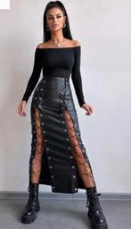 Wauw Prachtige Lerenlook Rok
Met Koord, tm XL, Kleding | Dames, Verzenden, Nieuw, Onder de knie