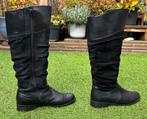 Gabor Comfort Lederen dames laarzen., Kleding | Dames, Schoenen, Ophalen of Verzenden, Zo goed als nieuw, Zwart, Hoge laarzen