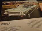 Brochure Chevrolet 1970, Boeken, Auto's | Folders en Tijdschriften, Ophalen of Verzenden, Zo goed als nieuw, Chevrolet