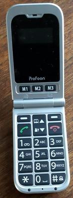 Profoon PM Big Button Senioren GSM €50.-, Telecommunicatie, Ophalen of Verzenden, Overige systemen, Zo goed als nieuw, Zonder simlock